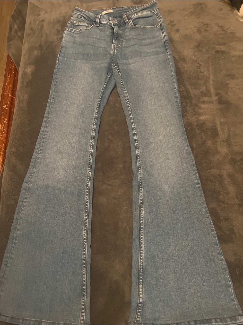 Women’s Light Blue Flared Jeans